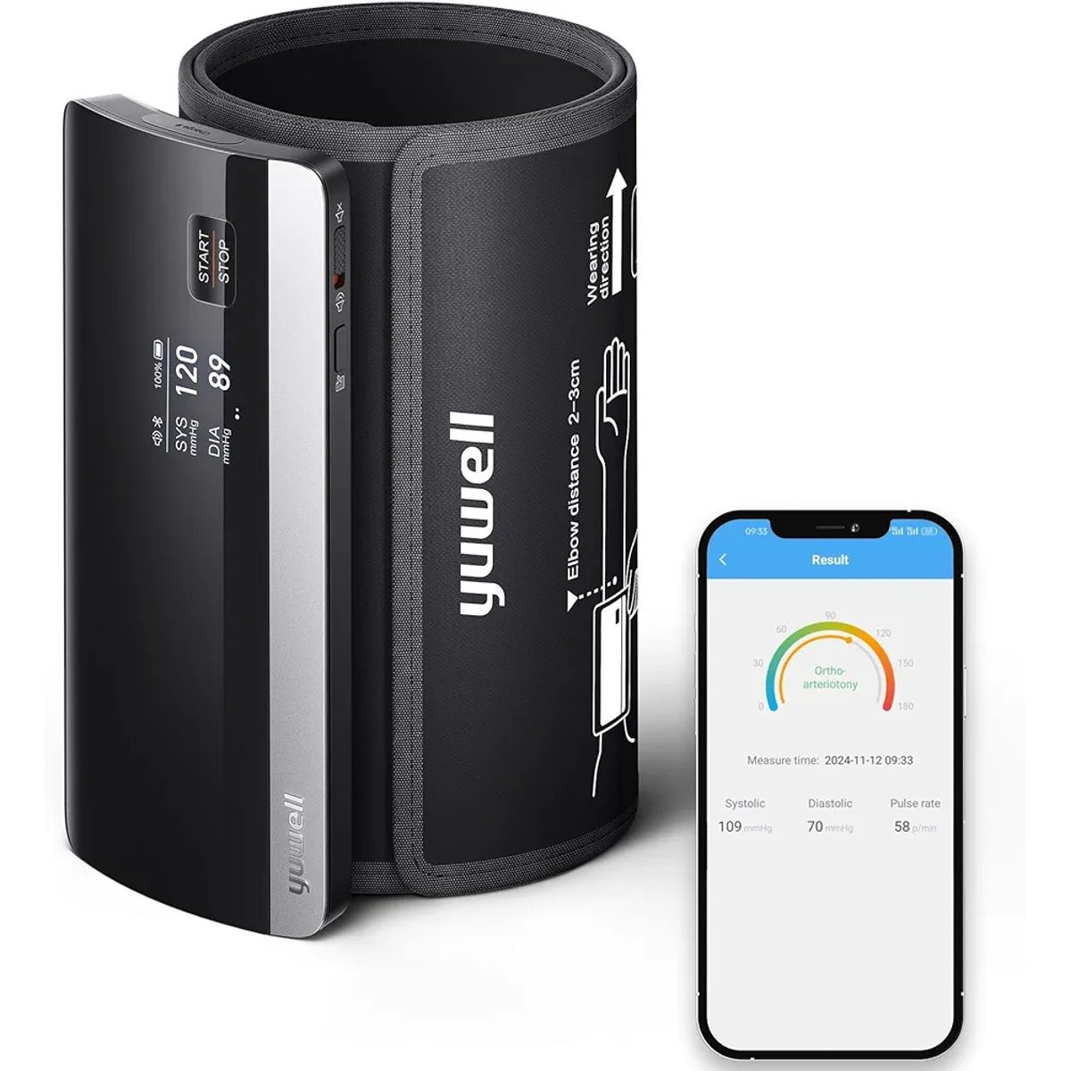 جهاز قياس ضغط الدم Ye630CR Bluetooth 6