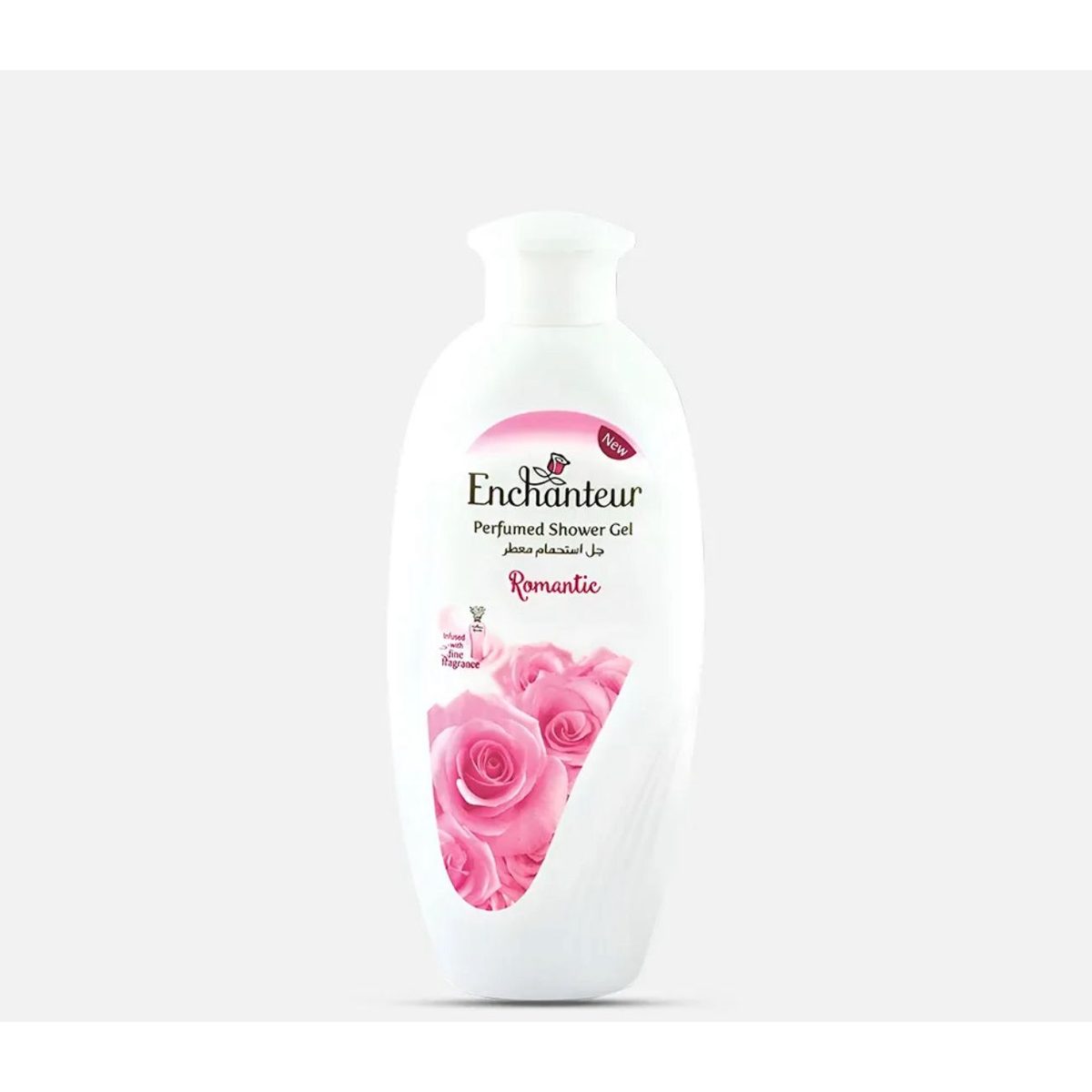 جل استحمام Enchanteur Romantic المعطر جل استحمام فائق النعومة برائحة الورد
