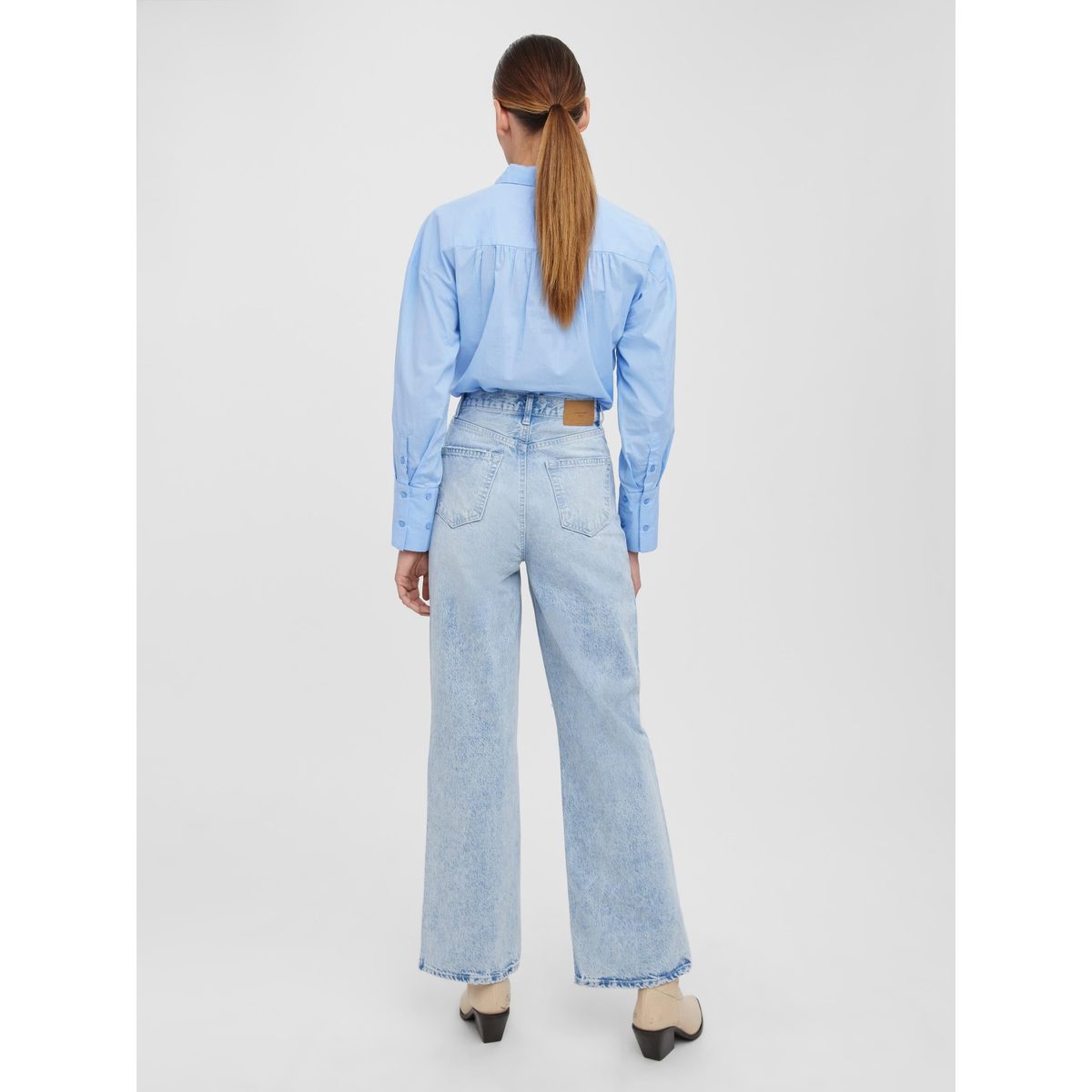 HIGH RISE REGULAR WIDE JEANS 2