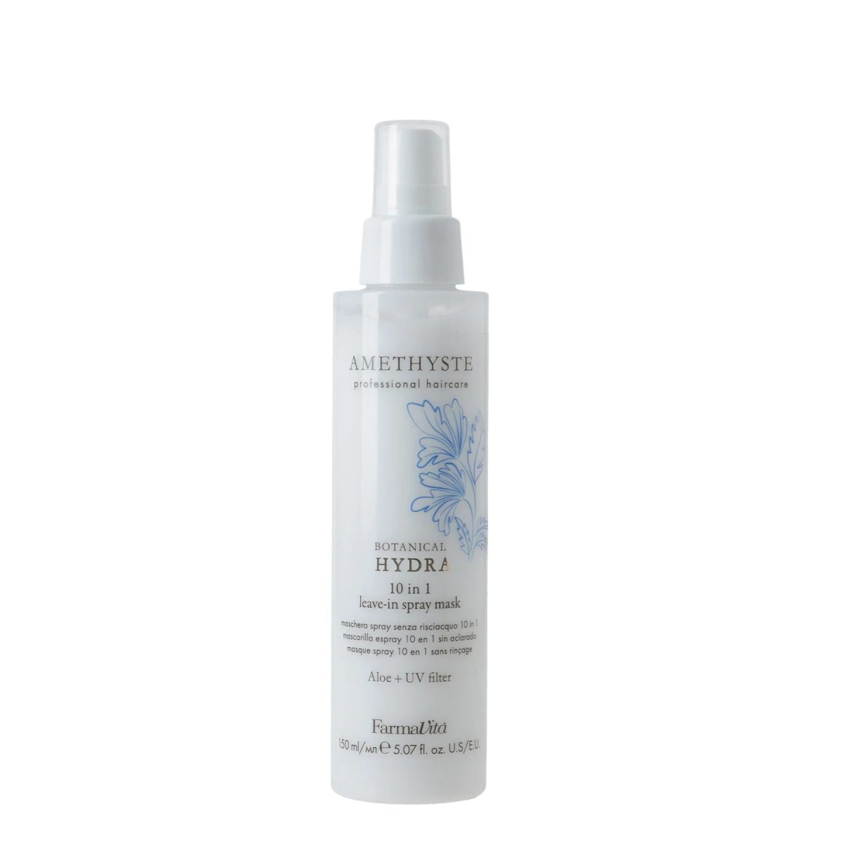FARMAVITA AMETHYSTE BOTANICAL HYDRA - 10 in 1 Leave-in Spray Mask — ماسك بخاخ متعدد الفوائد يمنح ترطيب، فك تشابك، حماية