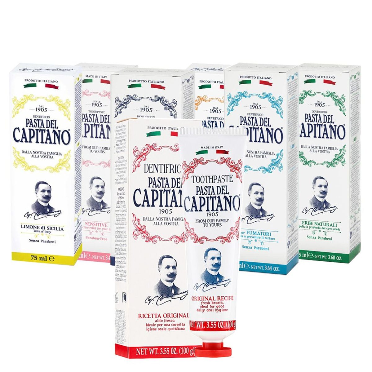 Pasta Del Capitano Toothpaste 75ml | معجون أسنان