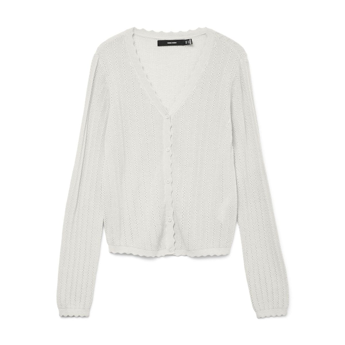 POINTELLE V-NECK CARDIGAN 5