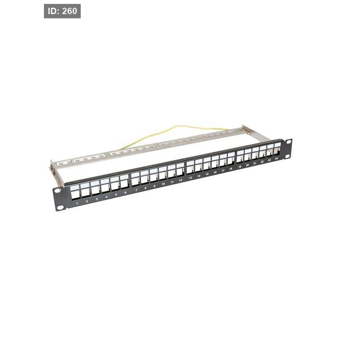 CAT6A FTP 24 port Empty Patch Panel Shielded