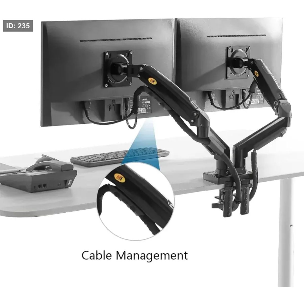 حمالة شاشة متحركة مجوزة Computer Stand F160 NB