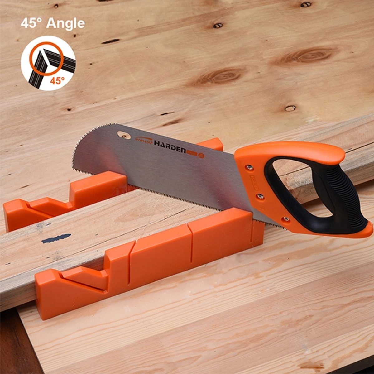 HARDEN 631246 Mitre Box With Back Saw-منشار 4