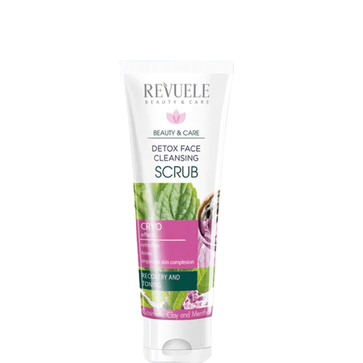 Revuele Face Scrub Menthol And Clay - 80 ml