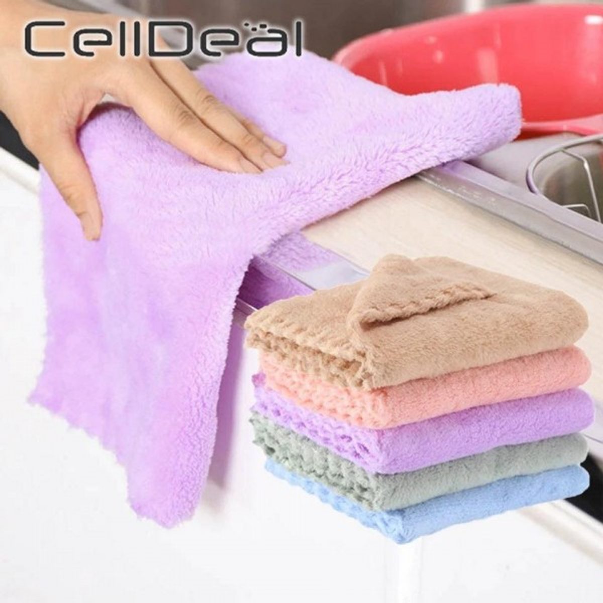 فوط غبره سوفت كلين 7قطع30×30 للزجاج والخشب