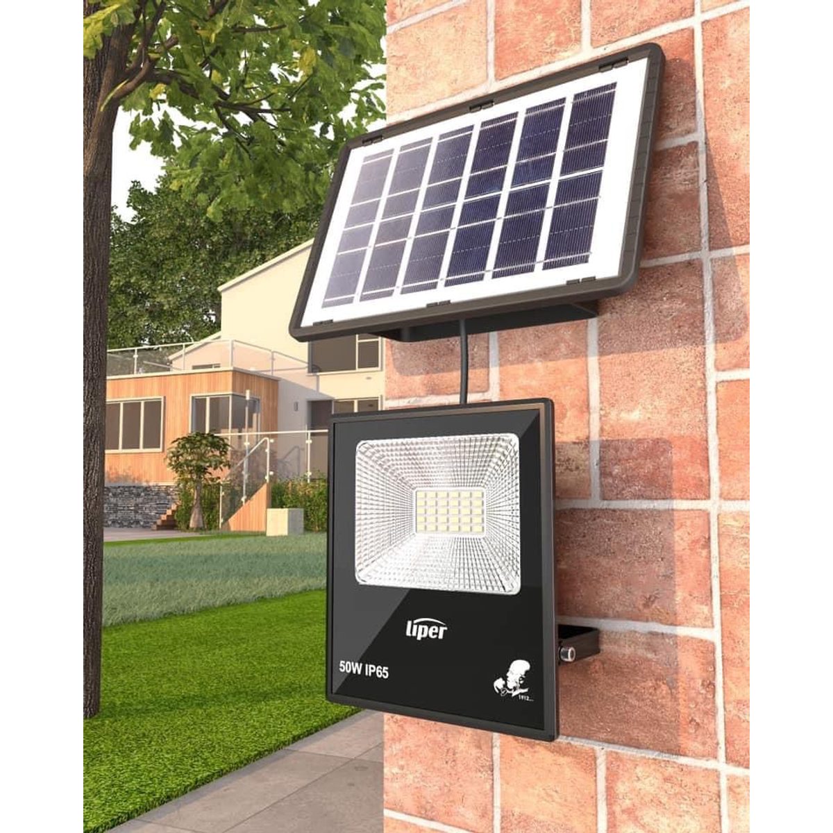كشاف طاقة شمسية LIPER GLOW 6500K 50W 3