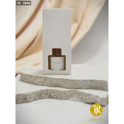 فواحة زجاج مع عطر 50ml & تغليف هرمي باللون الابيض