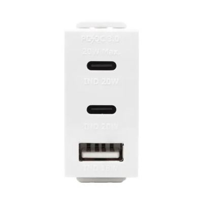 ابريز   Type-c 2+ usb