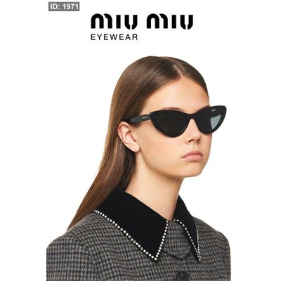نظارة -Cat eye style MIU MIU / شامل علبة سادة فخمة و كيس