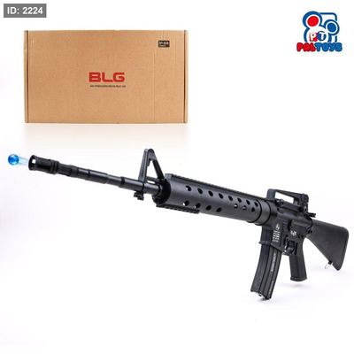 رشاش M16 orbeez طويلة مخرمة عظم متقل طلقات طلقات جل اسود