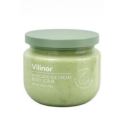مقشر جسم بالأفوكادو (Avocado Ice Cream Body Scrub) من VILINAR