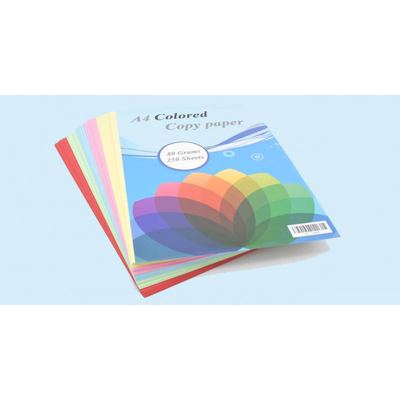 ماعون ورق تصوير 80 غم A4 ملون مشكل