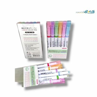 الوان فلوماستر 6 لون راس ختم