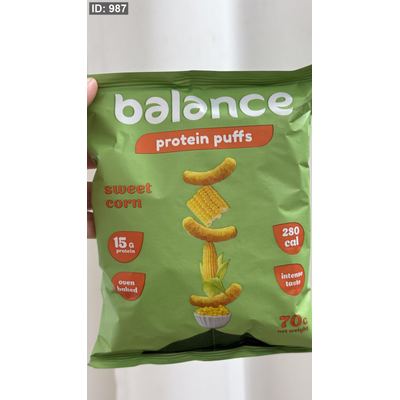 Balance بمبا بالذرة الحلوة عالية البروتين 70غرام