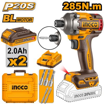 مقدح امباكت بطارية 285 نيوتن -INGCO