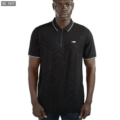 TRESQUALI S-S POLO BLACK
