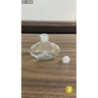 عبوة زجاج للعطر 100Ml & سدادة مطاط رأس أكريليك