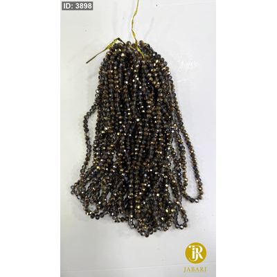 خرز كرستال زجاج سداسي ( 6 ملم )