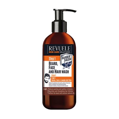 REVUELE MEN CARE SOLUTIONS 3 in 1 – Beard, Face and Hair Wash-300ml