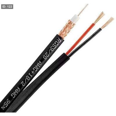 CABLE CAMERA RG59+DC 1M