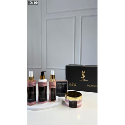طقم عطر Ysl - Black opium - ٥ قطع / شامل علبة الشركة