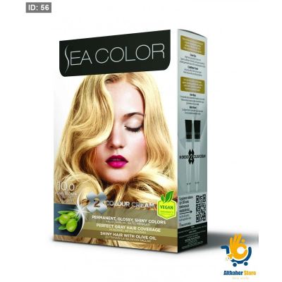 SEA COLOR صبغة شعر اشقر صدفي 10/0 100مل