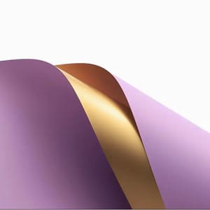 اوراق تغليف – وجه ذهبي- بنفسجي – 20 ورقة