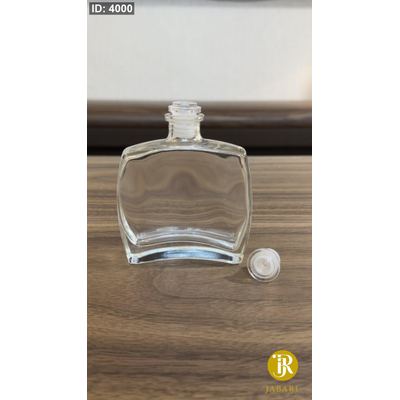 عبوة زجاج للعطر 150Ml & سدادة مطاط رأس أكريليك