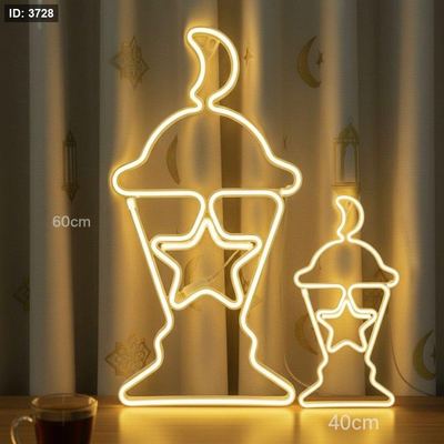 فوانيس نيون بإضاءة LED