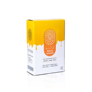 سيليكون ربر لصنع القوالب – شفاف – 2 كيلو غرام