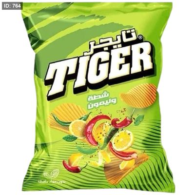 تايجر شيبس شطة وليمون 12 غم