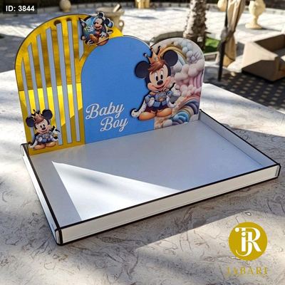 صواني خشب (26*34) & ضهر (22*34) CNC طباعة UV
