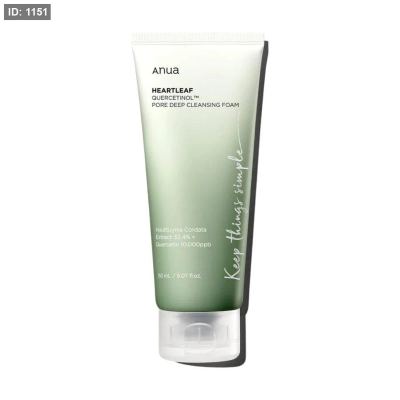 ANUA HEARTLEAF QUERCETINOL PORE DEEP CLEANSING FOAM رغوة كيرسيتينول للتنظيف العميق للمسام