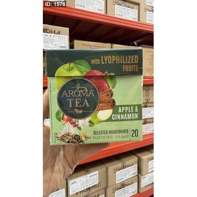 شاي فواكه عطري بنكهة التفاح والقرفة من اروما تي Aroma Tea فيه 20كيس