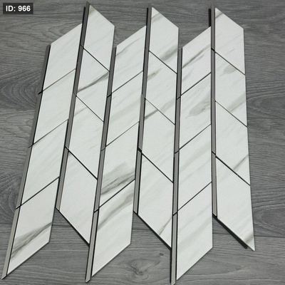 ديكور جدران خشب ابيض ماربل33*25 سم