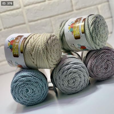 خيط مكرمي بوليستر مع شبك تركي 5mm ابرة وخيط