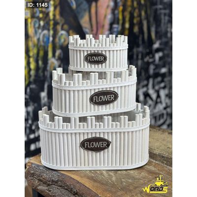صندوق خشب فلور اسطواني