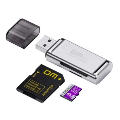 DM CR026 Aluminum USB 3.0 to Micro SD TF Card Reader قارئ بطاقات