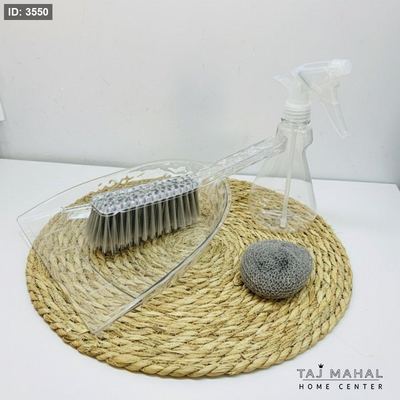 طقم تنظيف شفاف - 4 قطع أساسية للترتيب السريع