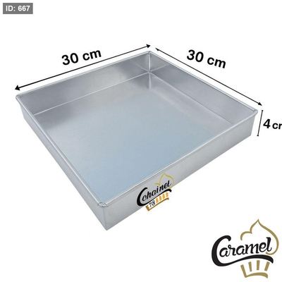 صينية حلويات حجم 30/30 "طول 30 سم و عرض 30 سم"