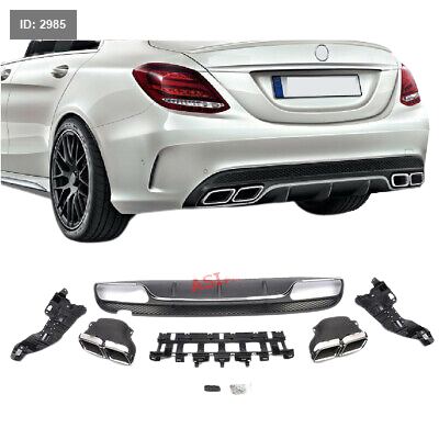 MERCEDES W205 WITH EXHAUST(4 DOOR)