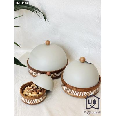 مضيفة معمول خشب طبيعي اطار ريزن مع غطاء قبة معدن سكني ( دمشق)