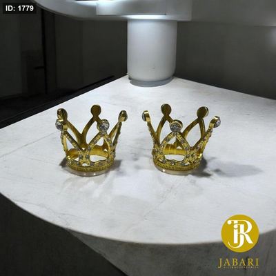 تاج كرستال معدن للزينة