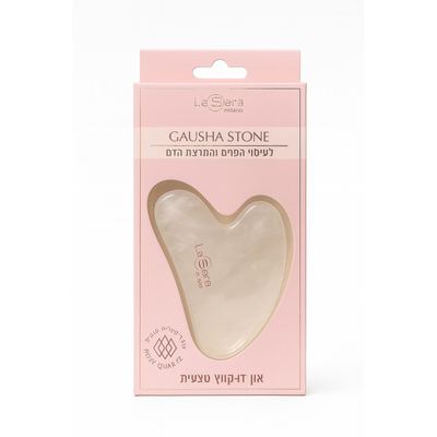 حجر غوا شا Rose Quartz – La Sera يعزز تدفق الدم ويمنح بشرتك إشراقة صحية