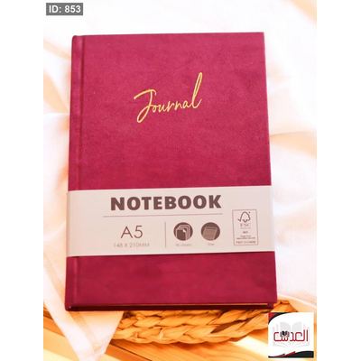 دفتر ملاحظات - احمر مخمل