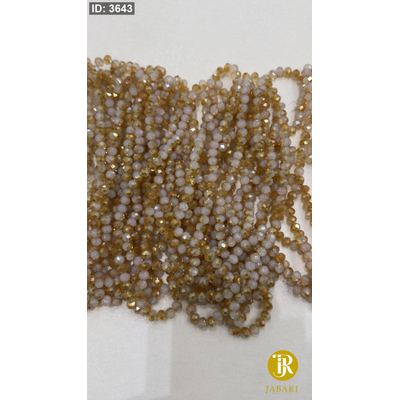 خرز كرستال زجاج سداسي ( 8 ملم )