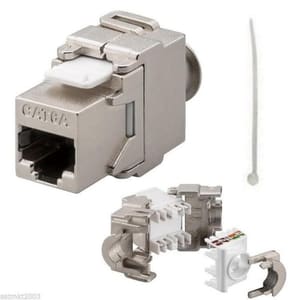 Pamix: Female Shielded Keystone RJ45 CAT6A