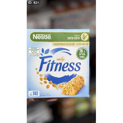 بارات الشوفان fitness فيه 6 بارات